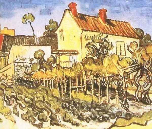 House Of Pere Pilon The II Oil Painting by Vincent Van Gogh