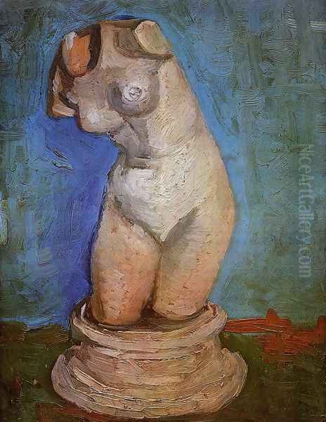 Plaster Statuette of a Female Torso Oil Painting by Vincent Van Gogh