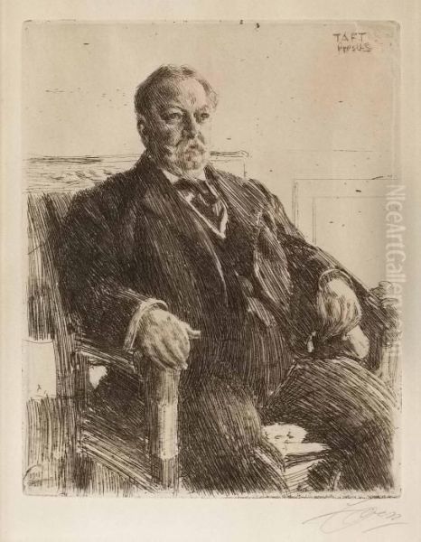 President William H. Taft Oil Painting by Anders Zorn