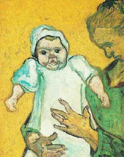 Mother Roulin With Her Baby II Oil Painting by Vincent Van Gogh