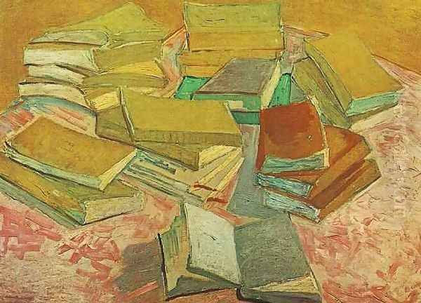 French Novels Oil Painting by Vincent Van Gogh