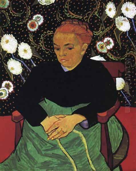 Madame Roulin Rocking The Cradle (La Berceuse) Oil Painting by Vincent Van Gogh