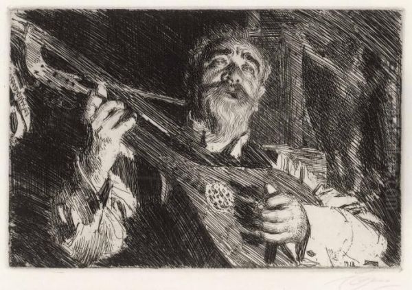 Vicke Oil Painting by Anders Zorn