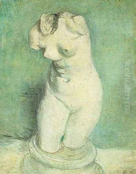 Plaster Statuette Of A Female Torso IV Oil Painting by Vincent Van Gogh