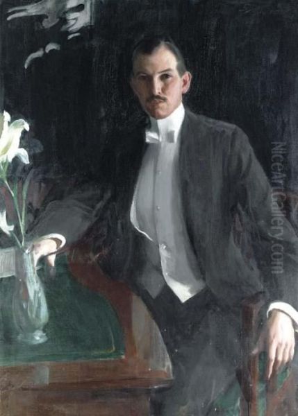 Portrait Of Harald Bildt Oil Painting by Anders Zorn