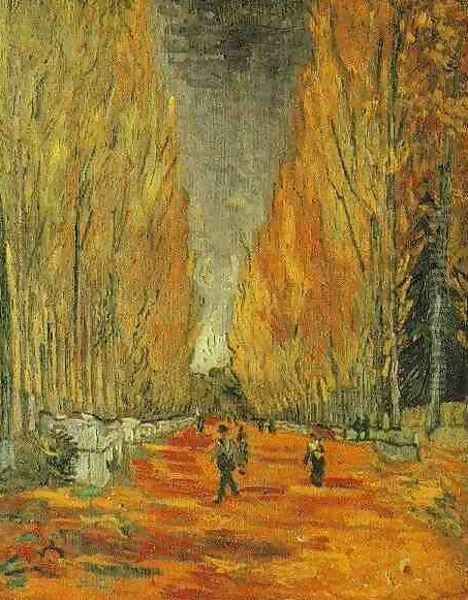 Les Alyscamps III Oil Painting by Vincent Van Gogh