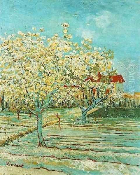 Orchard In Blossom II Oil Painting by Vincent Van Gogh