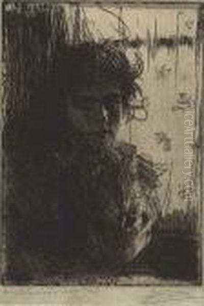 An Irish Girl (annie) Oil Painting by Anders Zorn