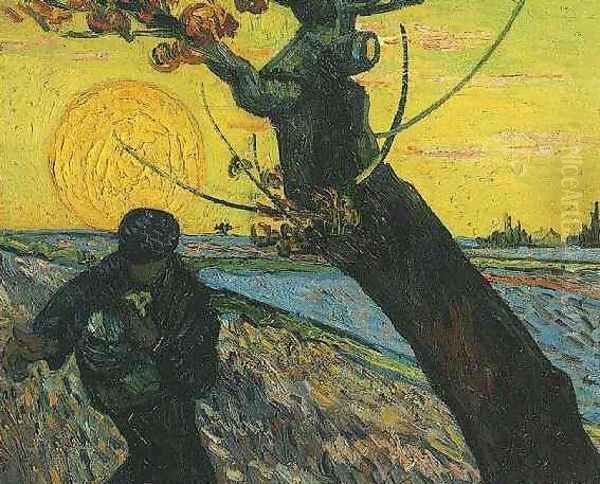 Sower The II Oil Painting by Vincent Van Gogh