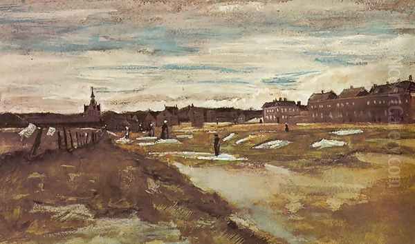 Bleaching Ground at Scheveningen Oil Painting by Vincent Van Gogh