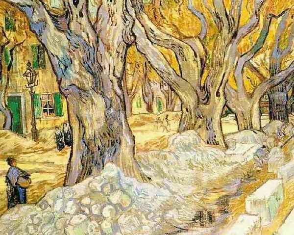 The Road Menders Oil Painting by Vincent Van Gogh