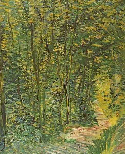 Path In The Woods Oil Painting by Vincent Van Gogh