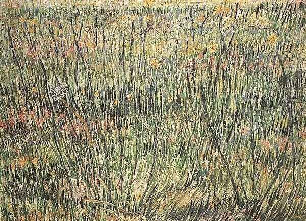 Pasture In Bloom Oil Painting by Vincent Van Gogh