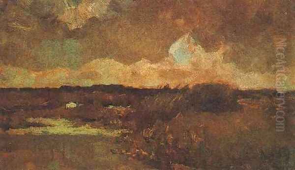 Marshy Landscape Oil Painting by Vincent Van Gogh