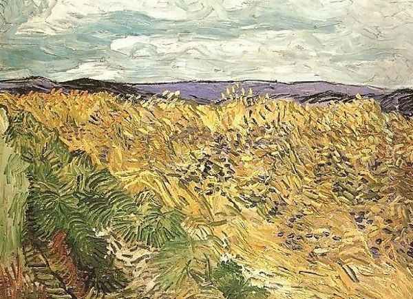 Wheat Field With Cornflowers Oil Painting by Vincent Van Gogh