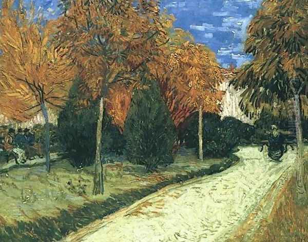 The Public Park At Arles Oil Painting by Vincent Van Gogh