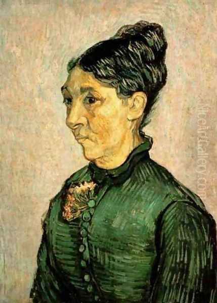 Portrait Of Madame Trabuc Oil Painting by Vincent Van Gogh