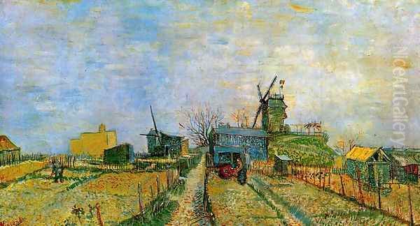 Vegetable Gardens in Montmartre Oil Painting by Vincent Van Gogh