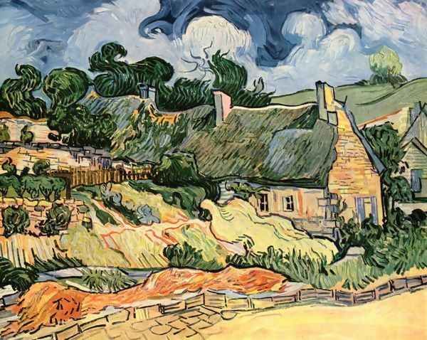 camp houses Oil Painting by Vincent Van Gogh