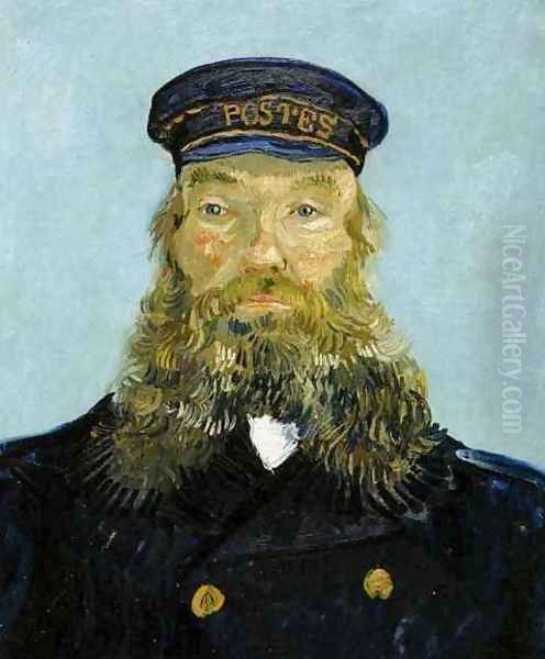 Portrait Of The Postman Joseph Roulin II Oil Painting by Vincent Van Gogh