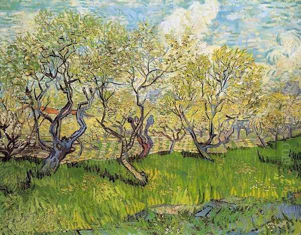 Orchard in Blossom I Oil Painting by Vincent Van Gogh