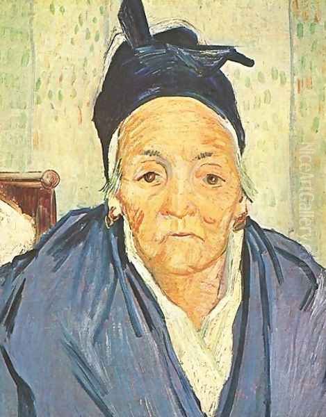 Old Woman Of Arles An Oil Painting by Vincent Van Gogh