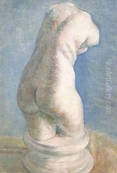 Plaster Statuette Of A Female Torso III Oil Painting by Vincent Van Gogh