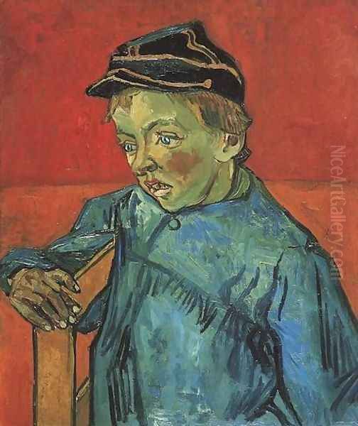 The Schoolboy (Camille Roulin) Oil Painting by Vincent Van Gogh