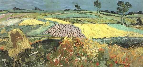 Wheat Fields Near Auvers Oil Painting by Vincent Van Gogh