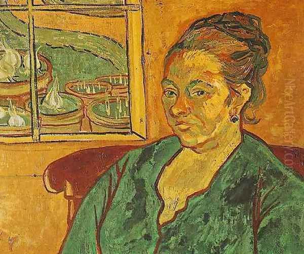 Portrait Of Madame Augustine Roulin Oil Painting by Vincent Van Gogh