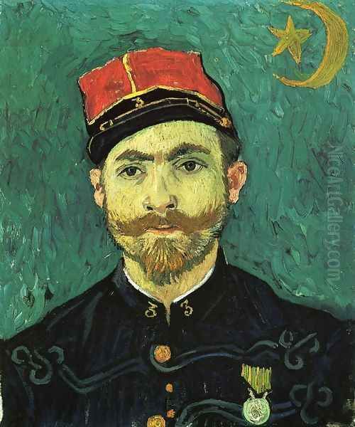 The Lover, Portrait of Paul--Eugene Milliet Oil Painting by Vincent Van Gogh