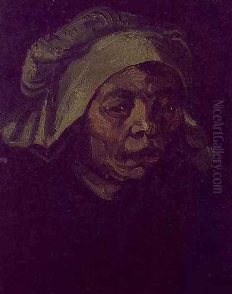 Head Of A Woman V Oil Painting by Vincent Van Gogh