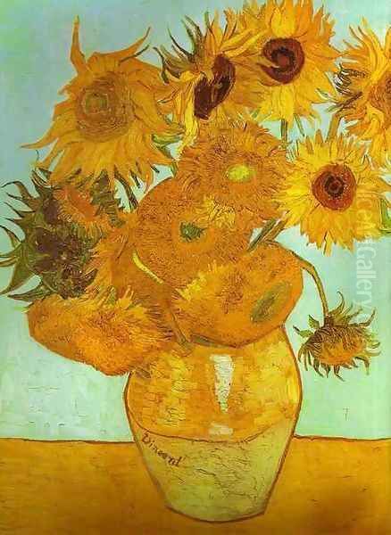 Les tournesols 1888 Oil Painting by Vincent Van Gogh