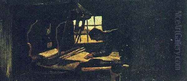 Weaver Arranging Threads II Oil Painting by Vincent Van Gogh