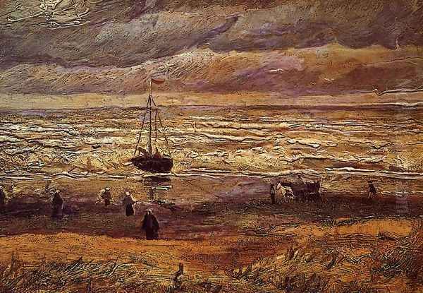 The Beach at Scheveningen Oil Painting by Vincent Van Gogh