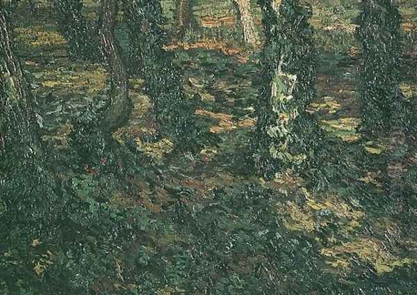 Tree Trunks With Ivy II Oil Painting by Vincent Van Gogh