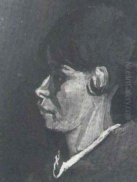 Head Of A Peasant Woman II Oil Painting by Vincent Van Gogh