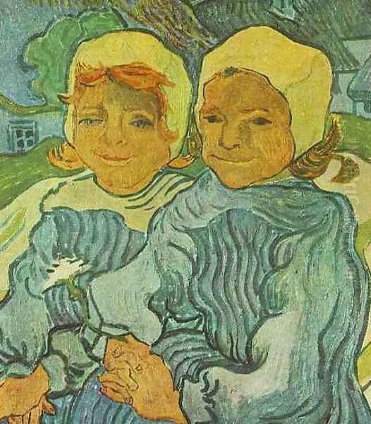 Two Children Oil Painting by Vincent Van Gogh