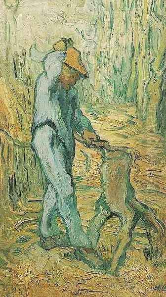 The Woodcutter (after Millet) Oil Painting by Vincent Van Gogh