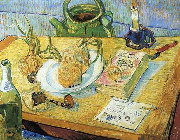 Still Life with Onions Oil Painting by Vincent Van Gogh