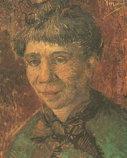 Portrait Of A Woman (Madame Tanguy?) Oil Painting by Vincent Van Gogh