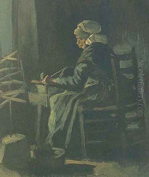 Woman Winding Yarn Oil Painting by Vincent Van Gogh