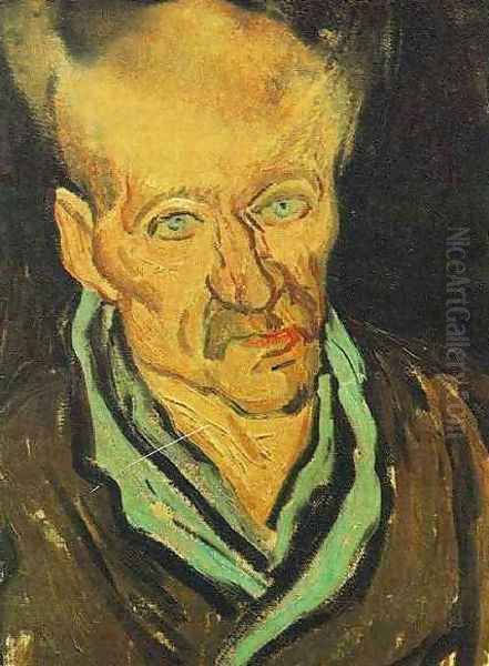 Portrait Of A Patient In Saint Paul Hospital Oil Painting by Vincent Van Gogh