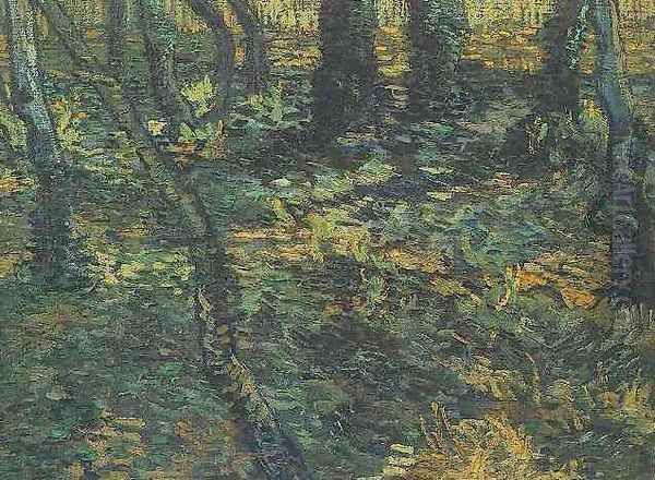 Undergrowth With Ivy Oil Painting by Vincent Van Gogh