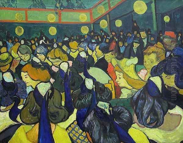 La salle de danse à Arles 1888 Oil Painting by Vincent Van Gogh