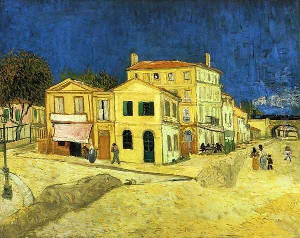 The Street, the Yellow House Oil Painting by Vincent Van Gogh