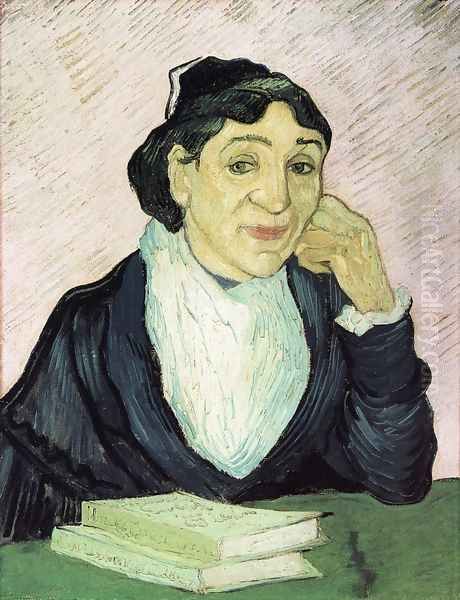 L'Arlesienne, Portrait of Madame Ginoux III Oil Painting by Vincent Van Gogh