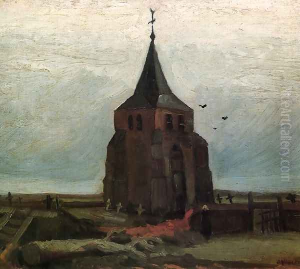 The Old Tower Oil Painting by Vincent Van Gogh