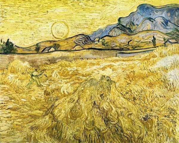 The Reaper Oil Painting by Vincent Van Gogh