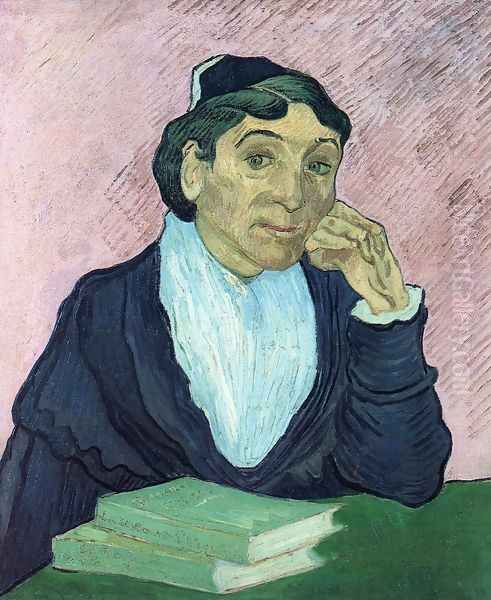 L'Arlesienne, Portrait of Madame Ginoux II Oil Painting by Vincent Van Gogh